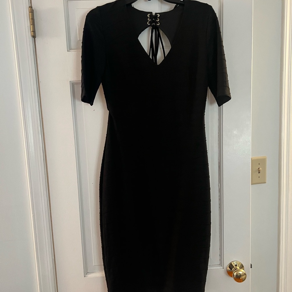 Premier Black Backless Dress